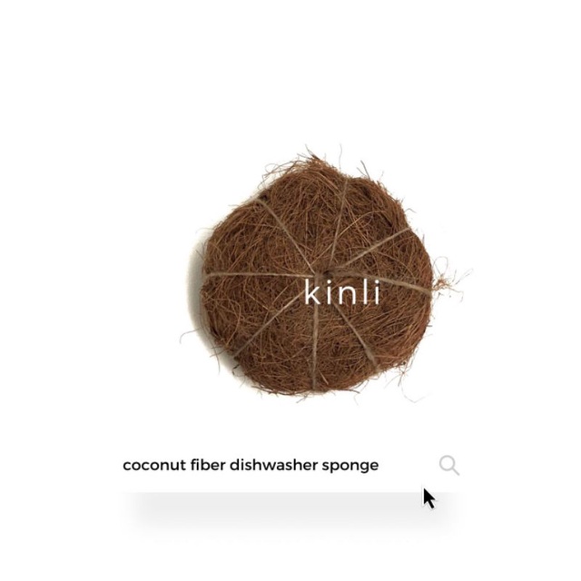 coconut fiber coir scrubber dish sikat sabut kelapa cuci piring sponge