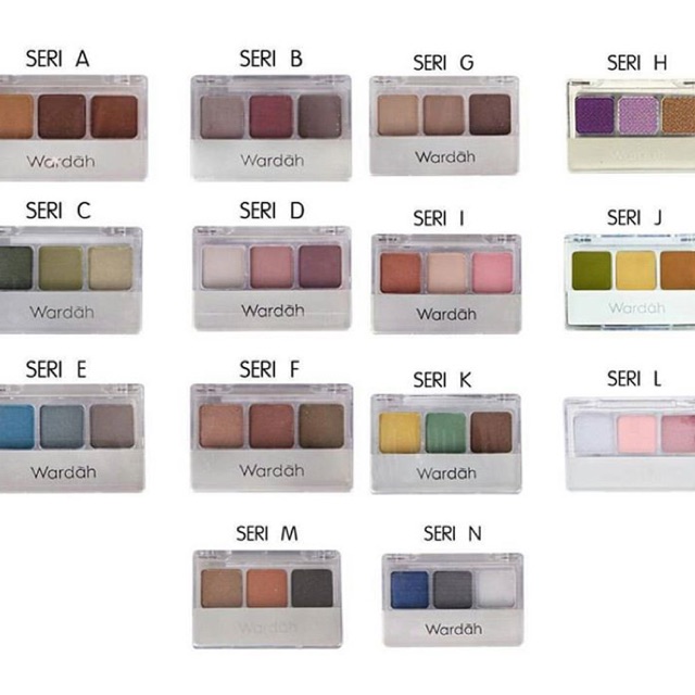 Wardah Eyeshadow Series | Classic Nude Colors Eye Shadow | Passionate | A - M Series 3.3g