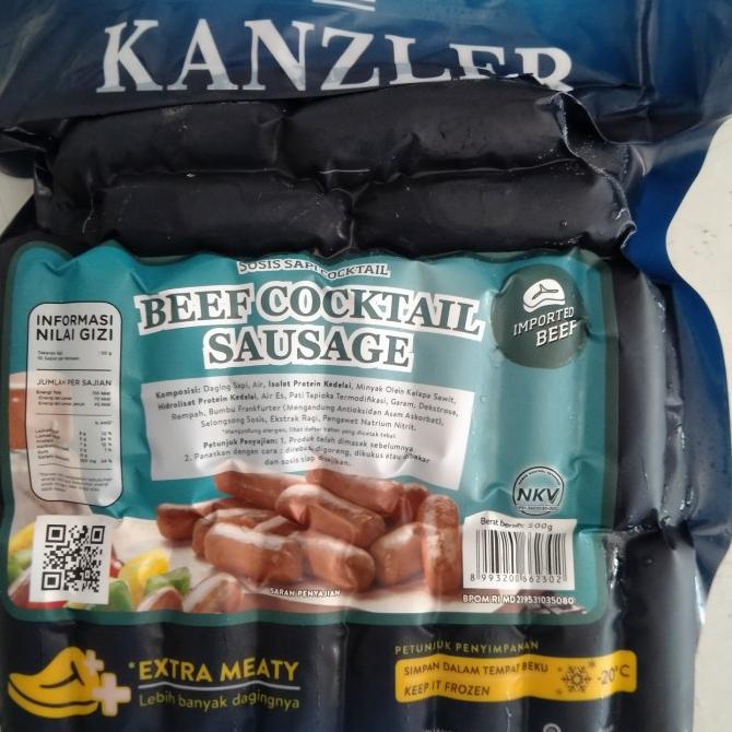 

windytriastuti13 Kanzler Beef Cocktail Sausage 500gr TERLARIS TERPERCAYA ORIGINAL