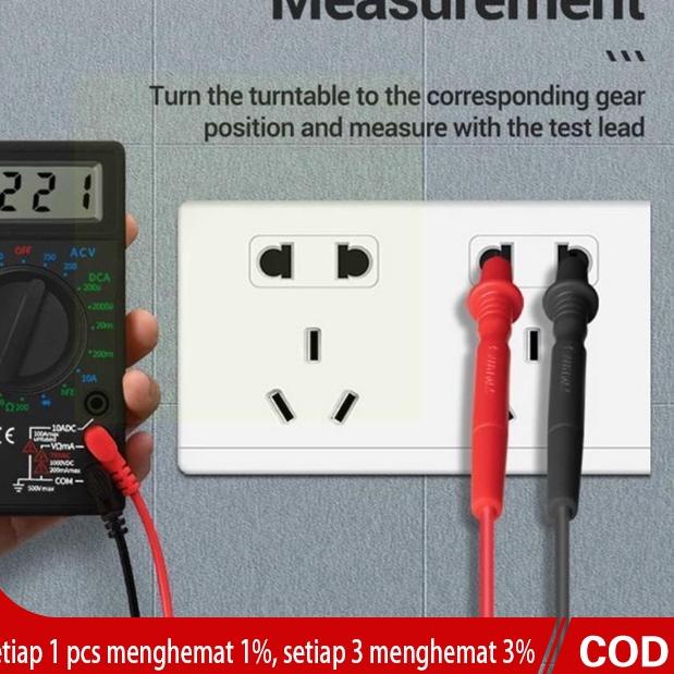 ♙ 22V Digital Multimeter / Multitester / Avometer DT-830G dt-830b ✦