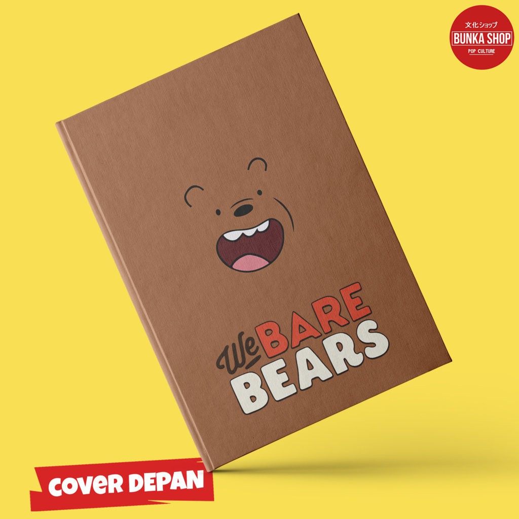 

Note Book Hardcover Film We Bare Bears Grizz UkuranA5 Buku Tulis Catatan Murah Jurnal Agenda Planner Notebook Gift Couple