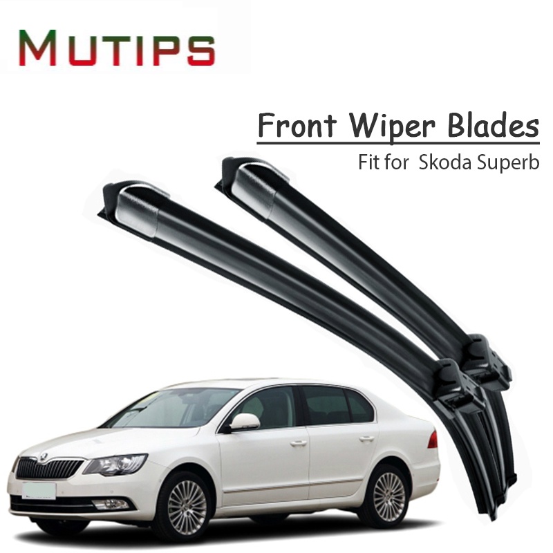 1 Set Karet Wiper Kaca Depan Mobil Untuk Skoda Superb B5 B6 B8 2018 2017-2001