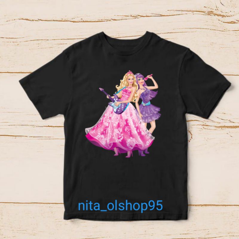 baju Barbie school simulator kaos anak