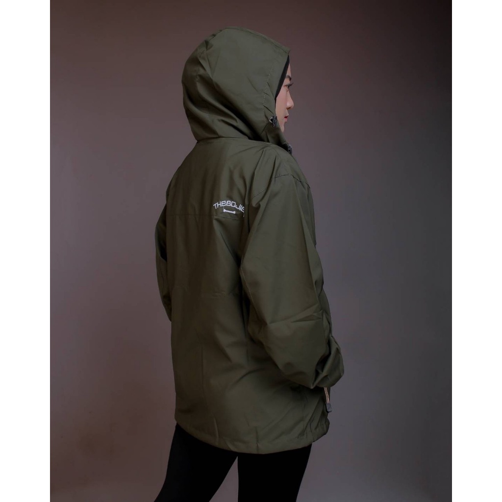 JAKET OUTDOOR PRIA WANITA WATERPROOF MODEL CHEST ORIGINAL THE BOJIEL / JAKET PARASUT WANITA TERBARU / JAKET PARASUT DISTRO 2024