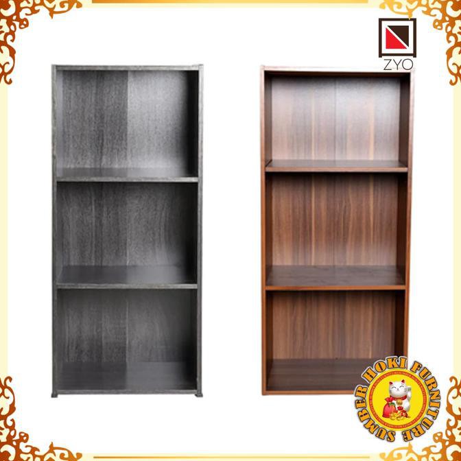 ✨ BISA COD✨ Rak serbaguna KAYU PARTIKEL / Rak Buku / Rak Baju / Rak Kaset 3 susun - 3 SUSUN,