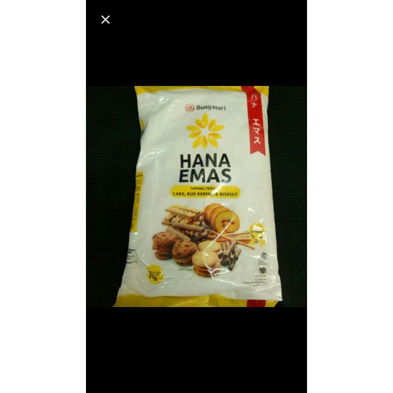 

Tepung Terigu Hana Emas 1kg