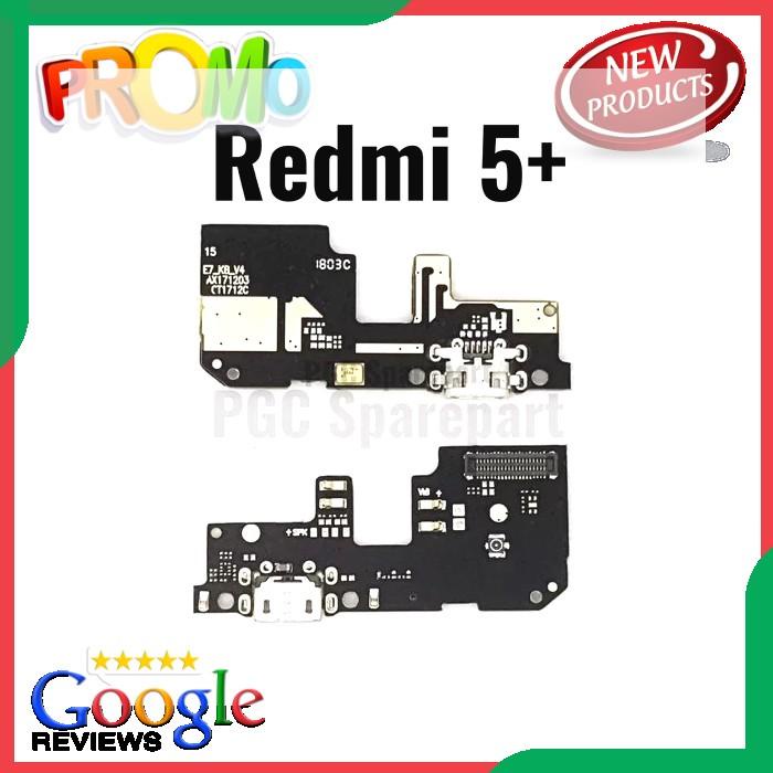 SPAREPART HP ORIGINAL PAPAN KONEKTOR CONNECTOR CHARGER MIC XIAOMI REDMI 5 PLUS 5+ TERLENGKAP