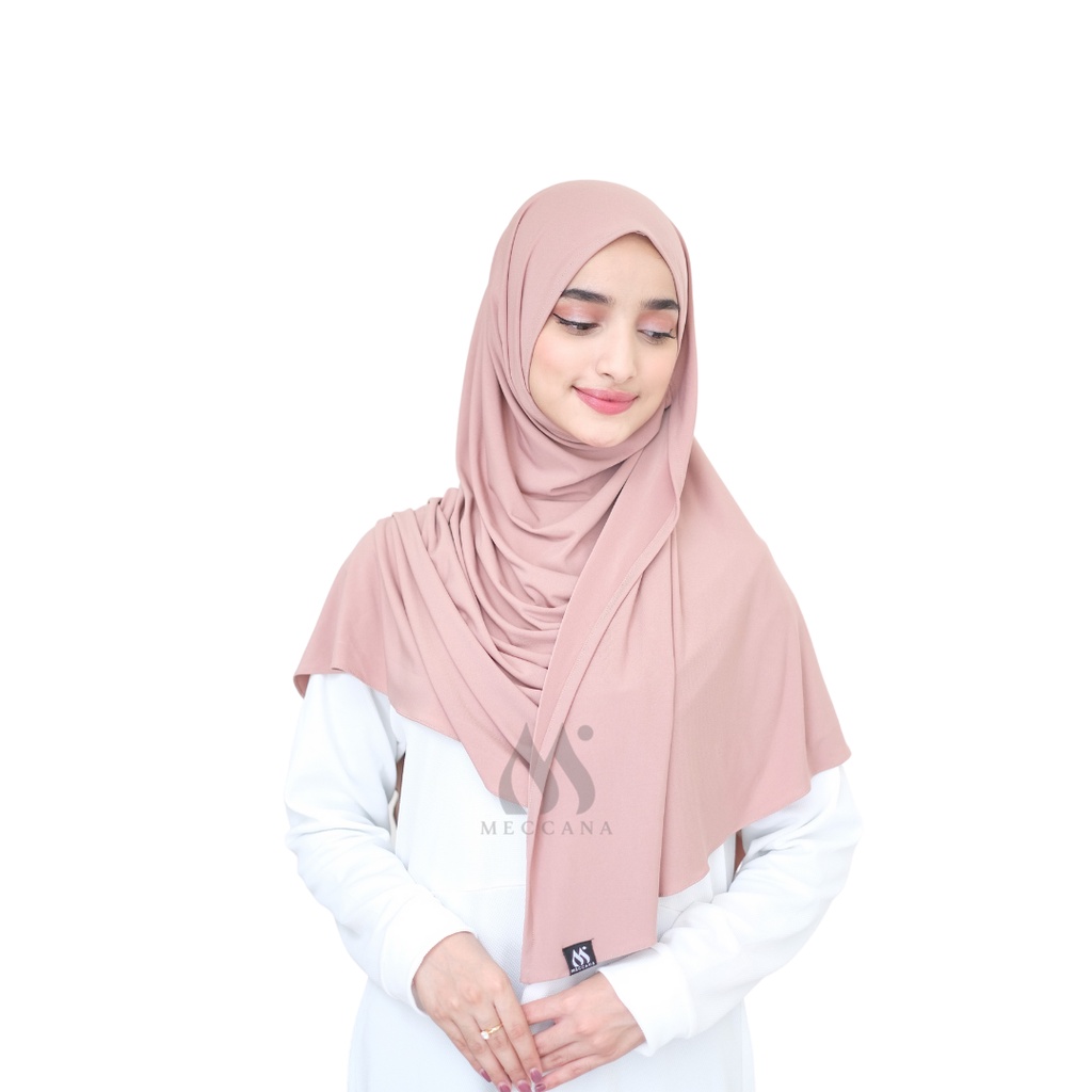 Marwa Instan - Pashmina Instan Jersey-Dusty Pink