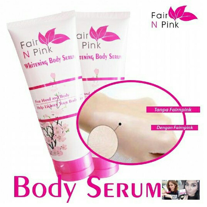 kkkjj  Body Serum Whitening Fair &amp- Pink