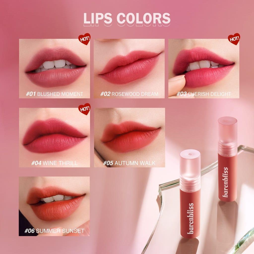 BARENBLISS MAKES CHEERFUL LIP VELVET