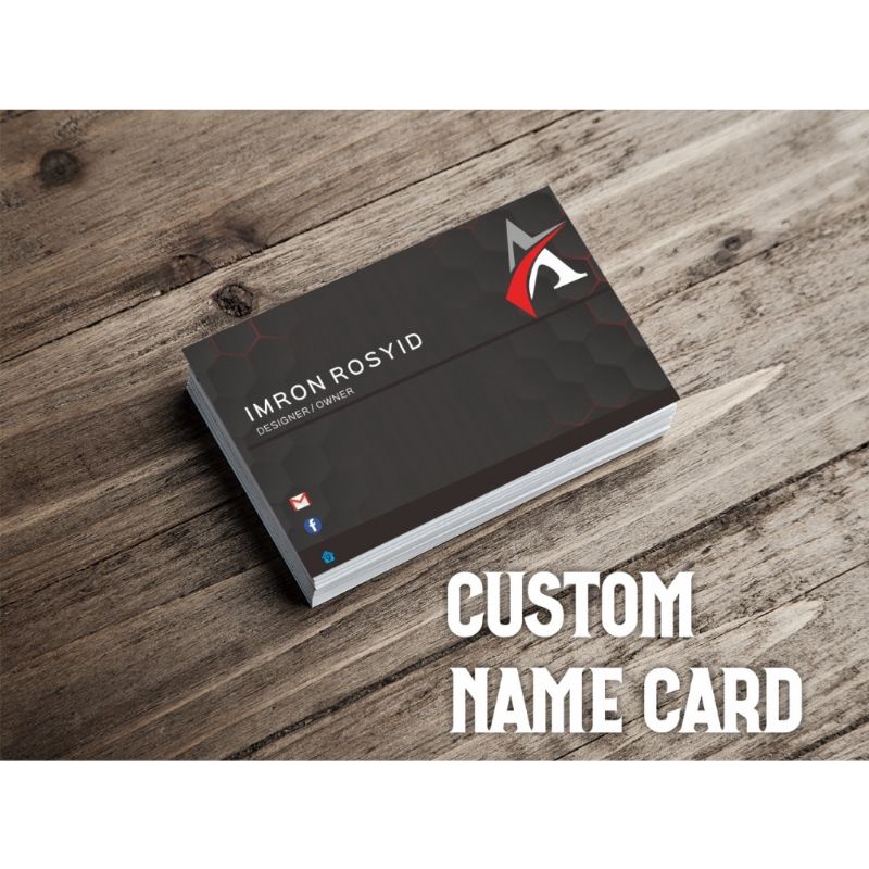 

kartu nama custom