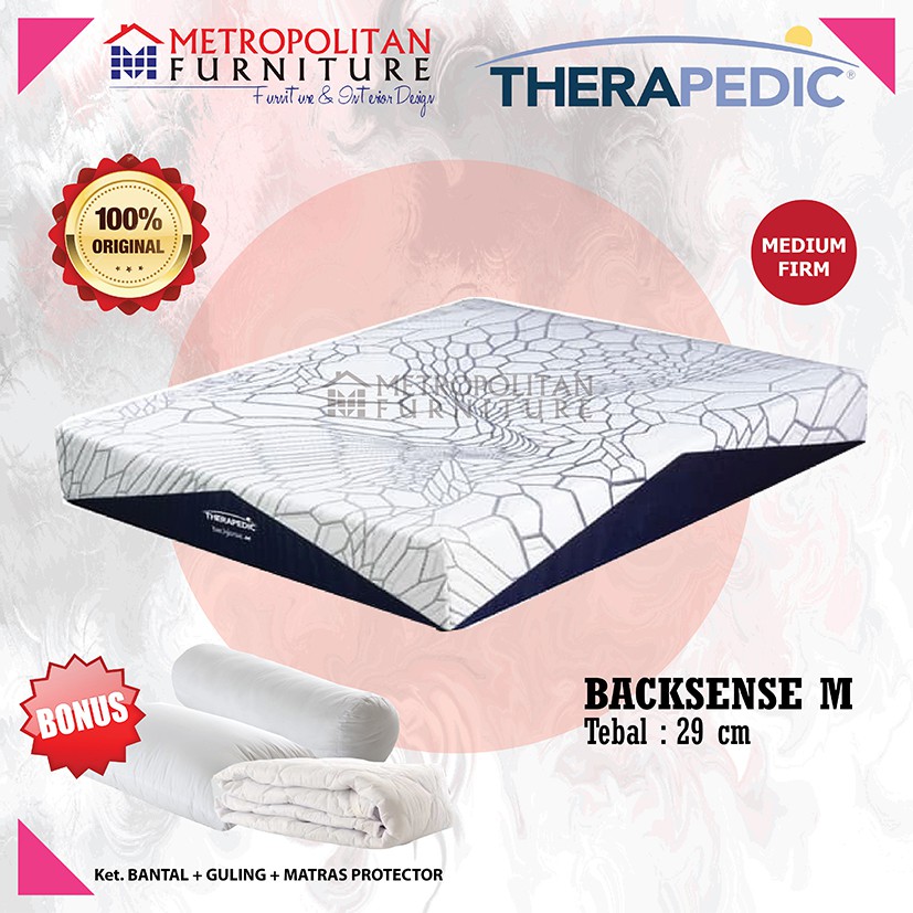 Kasur Springbed Therapedic Backsense M / Spring bed matrass orthopedic