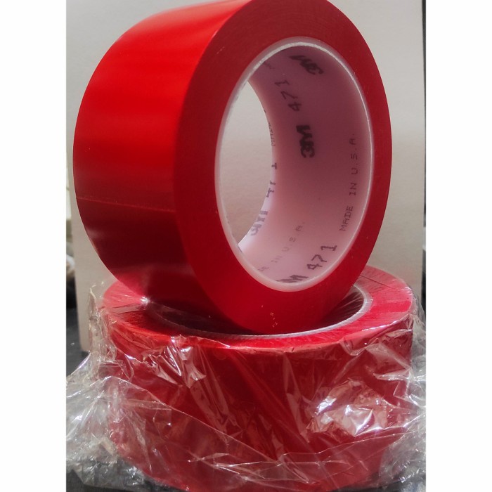 

3M 471 Floor Marking Tape / Lakban Lantai 3M 471 Merah