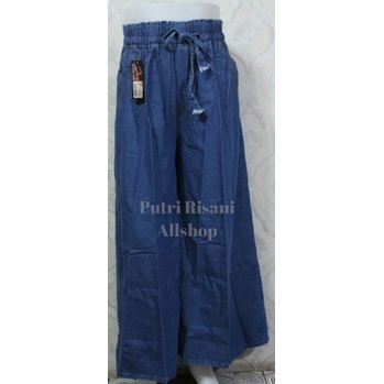 Celana Kulot  Panjang Dewasa  Soft Jeans (standar-jumbo-super Jumbo)-7