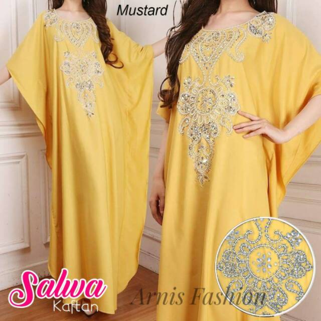 Kaftan salwa payet ld 140 pjg 138 , bahan valvet