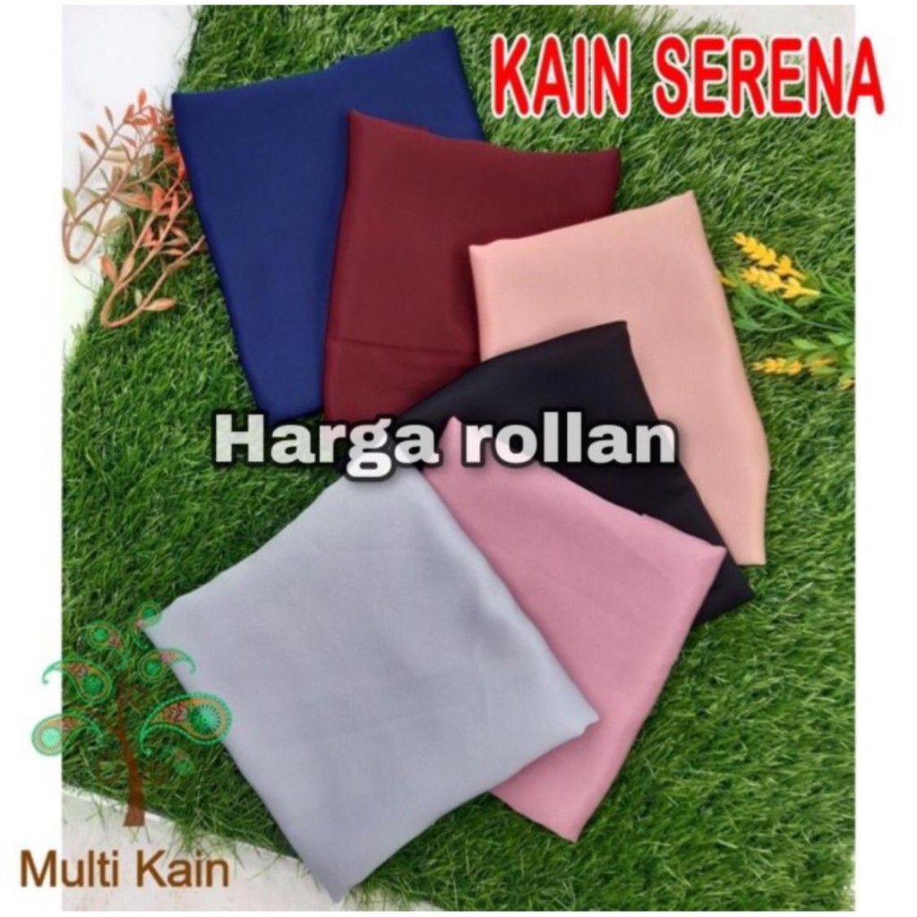 multi kain serena premium full polyester roll 50 yard