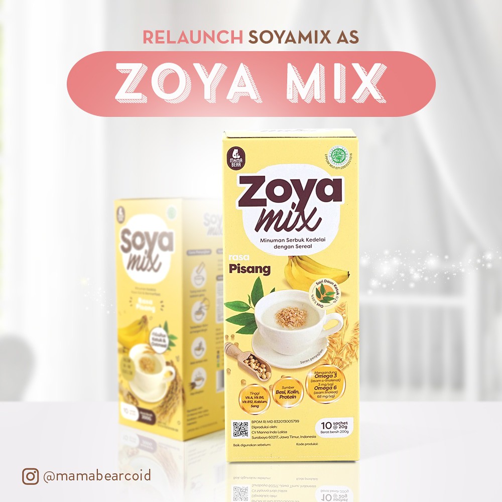 Mama Bear Zoya Mix Susu Kedelai Pelancar ASI