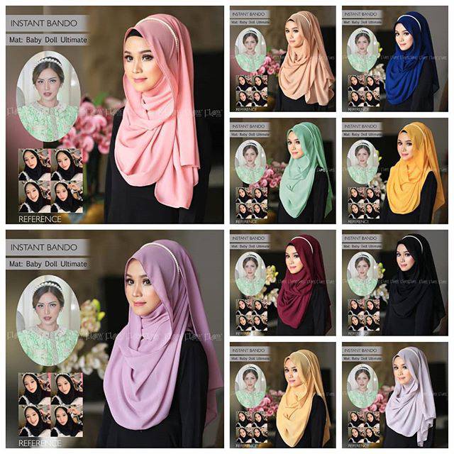 Instant bando by flow idea hijab