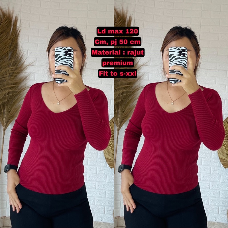 top v rajut | rajut premium | top v rajut