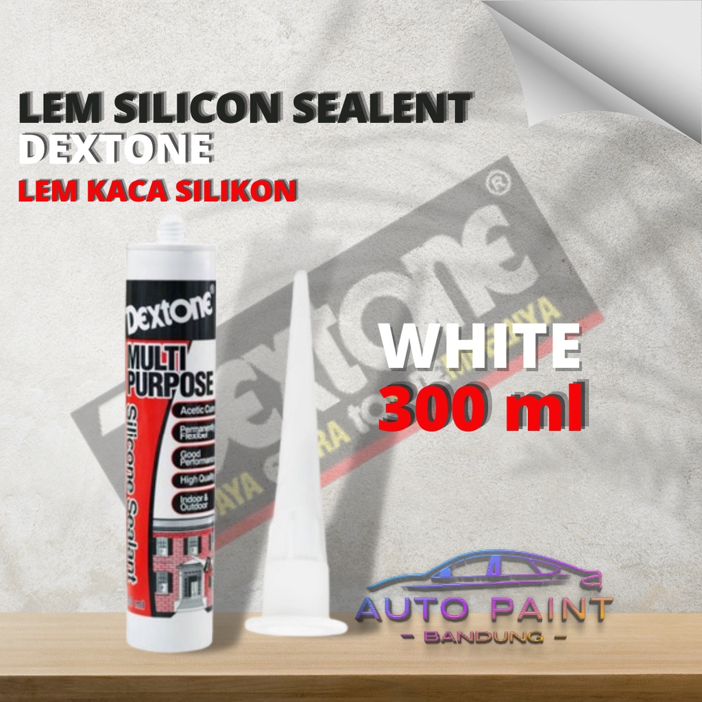 

LEM Silicone Sealant Dextone Multi Purpose 300ml Sealer - WHITE