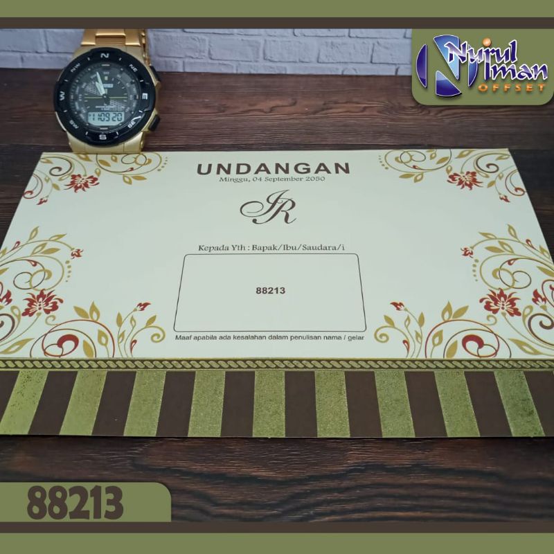 

Undangan Pernikahan Murah, Elegan, Simpel, Terkini, Ekonomis, Cantik, , Bahan Tebal, Kode. 88213