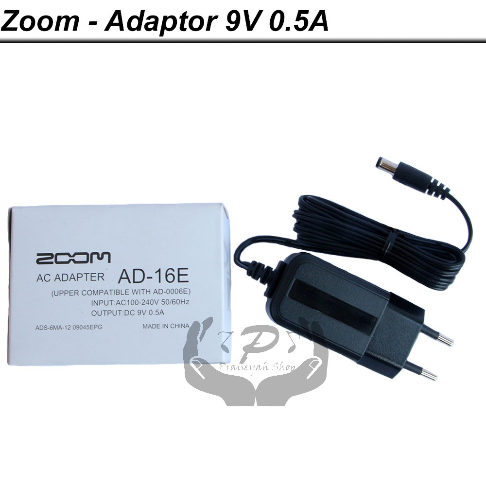 Adaptor efek gitar ZOOM AD-16E 9V ORIGINAL Adapter Effect Guitar