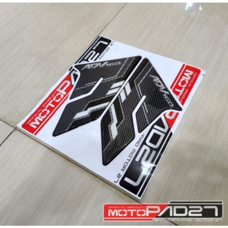 Stiker motor resin Honda Adv 160 cover body samping premium