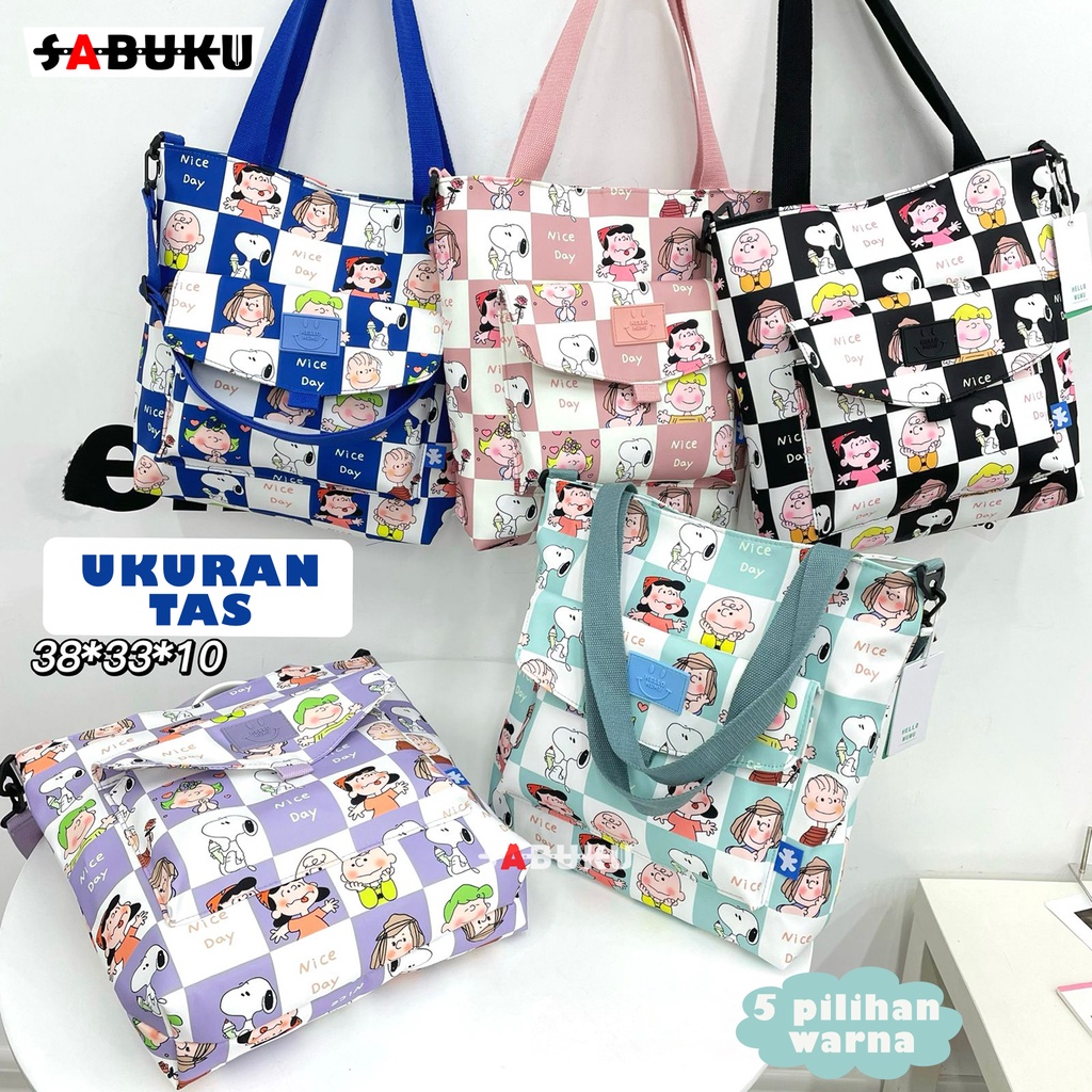 Tas Totebag Wanita Tote Bag Korean Style Hope Tote Bag Tas Selempang Wanita Sling Bag Perempuan Stylish - 266