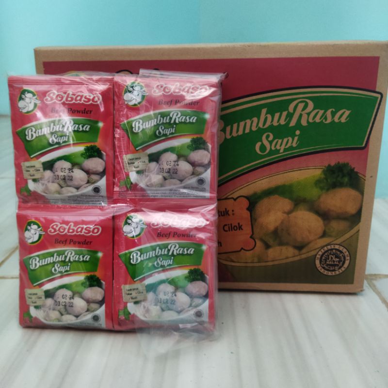 Sobaso Sari Daging - Bumbu Rasa Sapi 10 gr