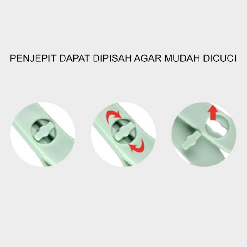 Jepitan Penjepit Botol Bentuk Gunting