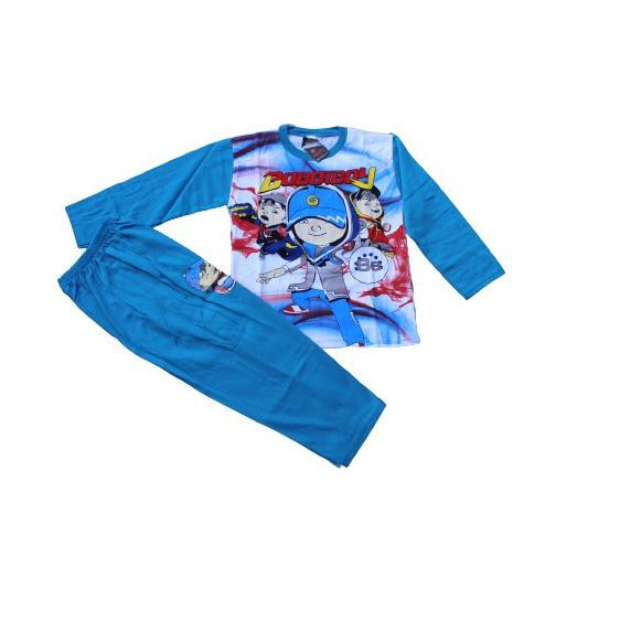 SALEE - setelan baju boboiboy/baju tidur boboi boy size 4-26