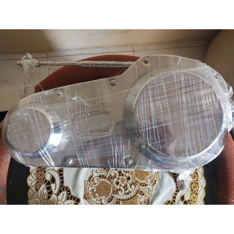 Cover mesin kiri (+tongkat) Ruby 250 cc