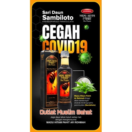 

Madu Hitam Pahit plus Sambiloto
