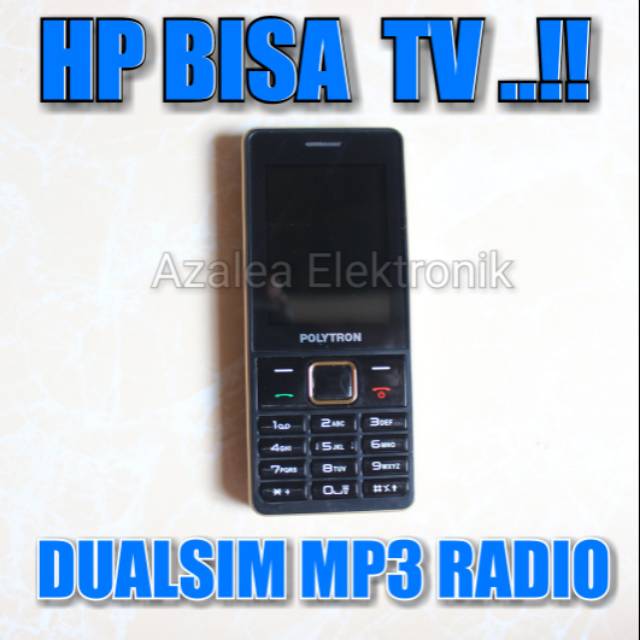 HP TV ANALOG POLYTRON C24C HANDPHONE FUTUR MP3 RADIO DUALSIM BISA TV HP PORTABLE SIMPEL ORI ORIGINAL