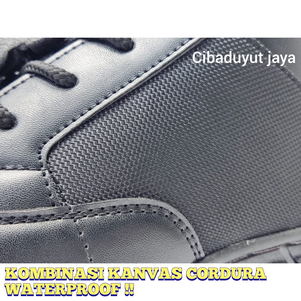 SEPATU PDL HITAM COMBAT NINJA TNI POLRI DELTA CORDURA TERLARIS!