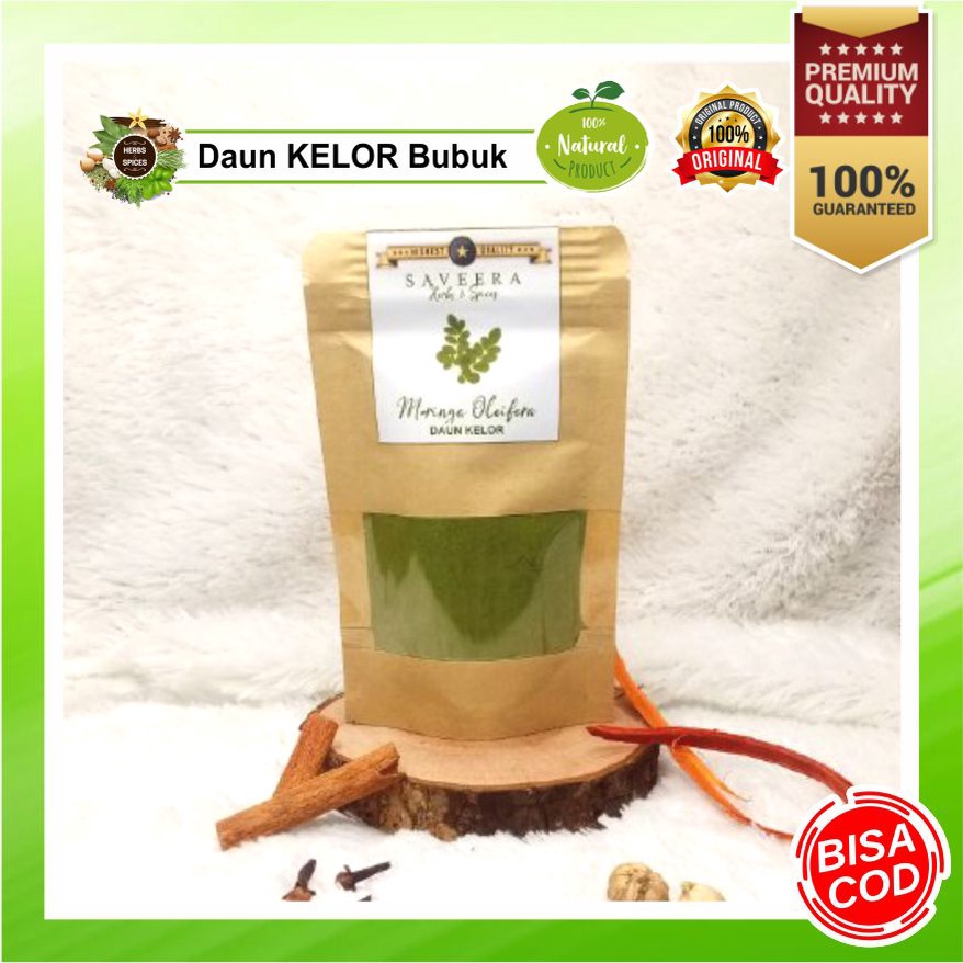 

DAUN KELOR BUBUK / SERBUK DAUN KELOR / MORINGA POWDER MURNI non KAPSUL ORIGINAL KUALITAS SUPER , 100% ASLI ALAMI REMPAH JSR KUALITAS PREMIUM uk. POUCH Lebih HEMAT & PRAKTIS untuk MINUMAN KESEHATAN