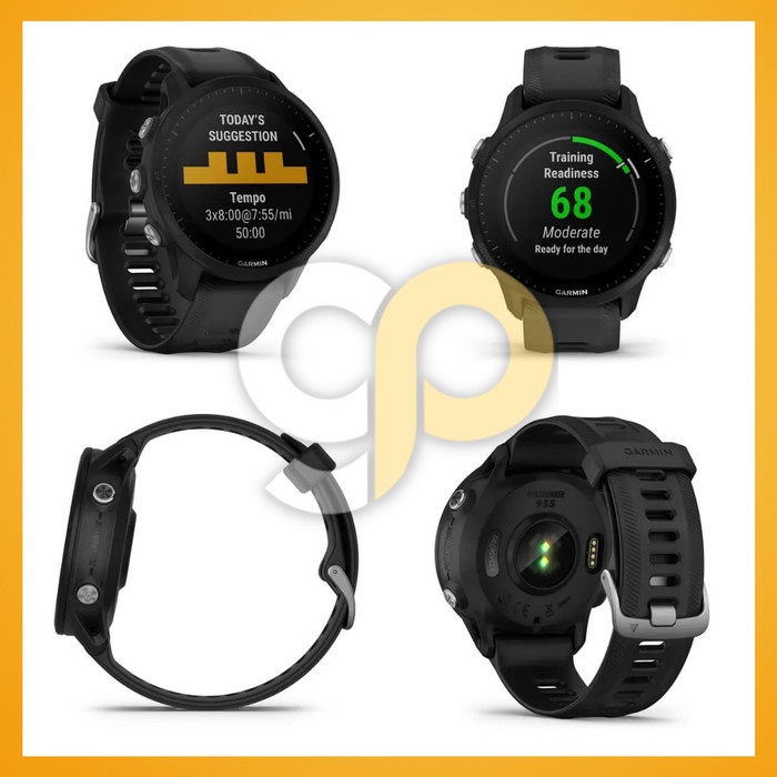 Garmin Forerunner 955 Non solar Black FR955 Black - Garansi Resmi TAM