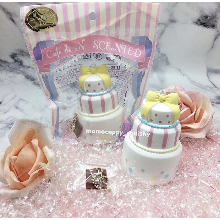 cake tier squishy licensed by cafe de N (squishy kue ORIGINAL JEPANG)