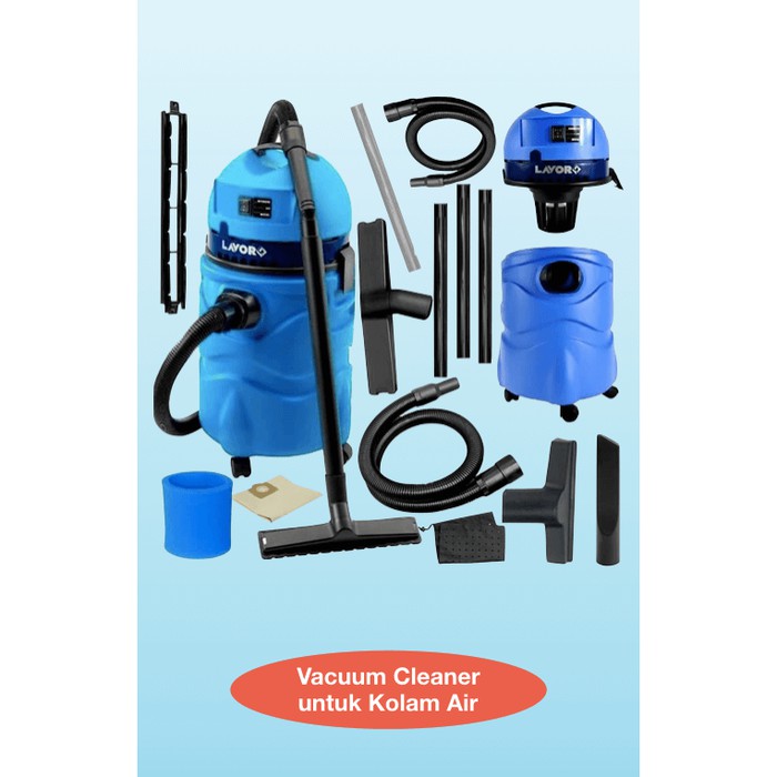 Paket Promo : Vacuum Kolam 30 L &amp; High Pressure Cleaner 100 Bar