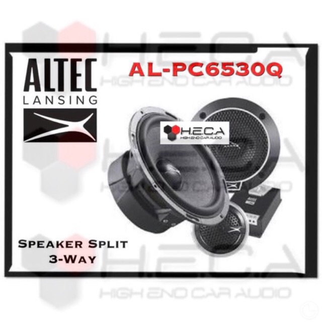 ALTEC Lansing AL-PC6530Q Speaker Split 3-Way Pintu Mobil Component Set