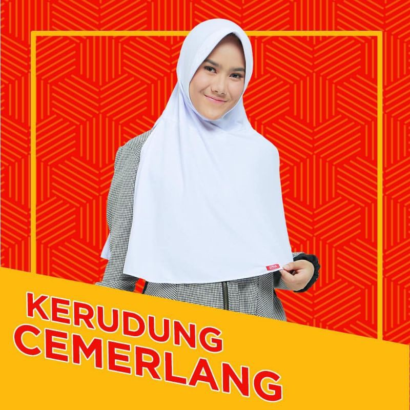 kerudung  Sekolah/kerudung instan/kerudung zoya/kerudung cemerlang