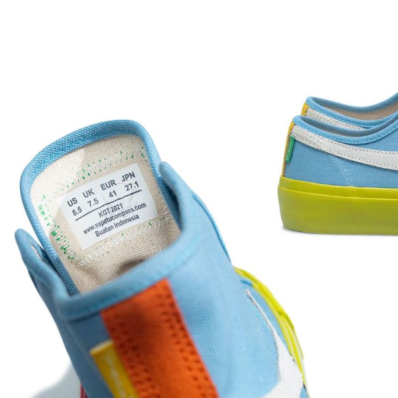 Sepatu Compass Matcha Blue Hi