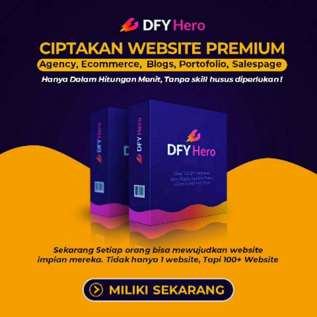 TOOL DFYHERO CIPTAKAN WEBSITE DALAM HITUNGAN MENIT - AKSES LOGIN DFY HERO - APLIKASI DFYHERO