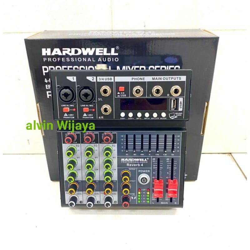 mixer hardwell Reverb 4. PC soundcard mixer audio 4ch
