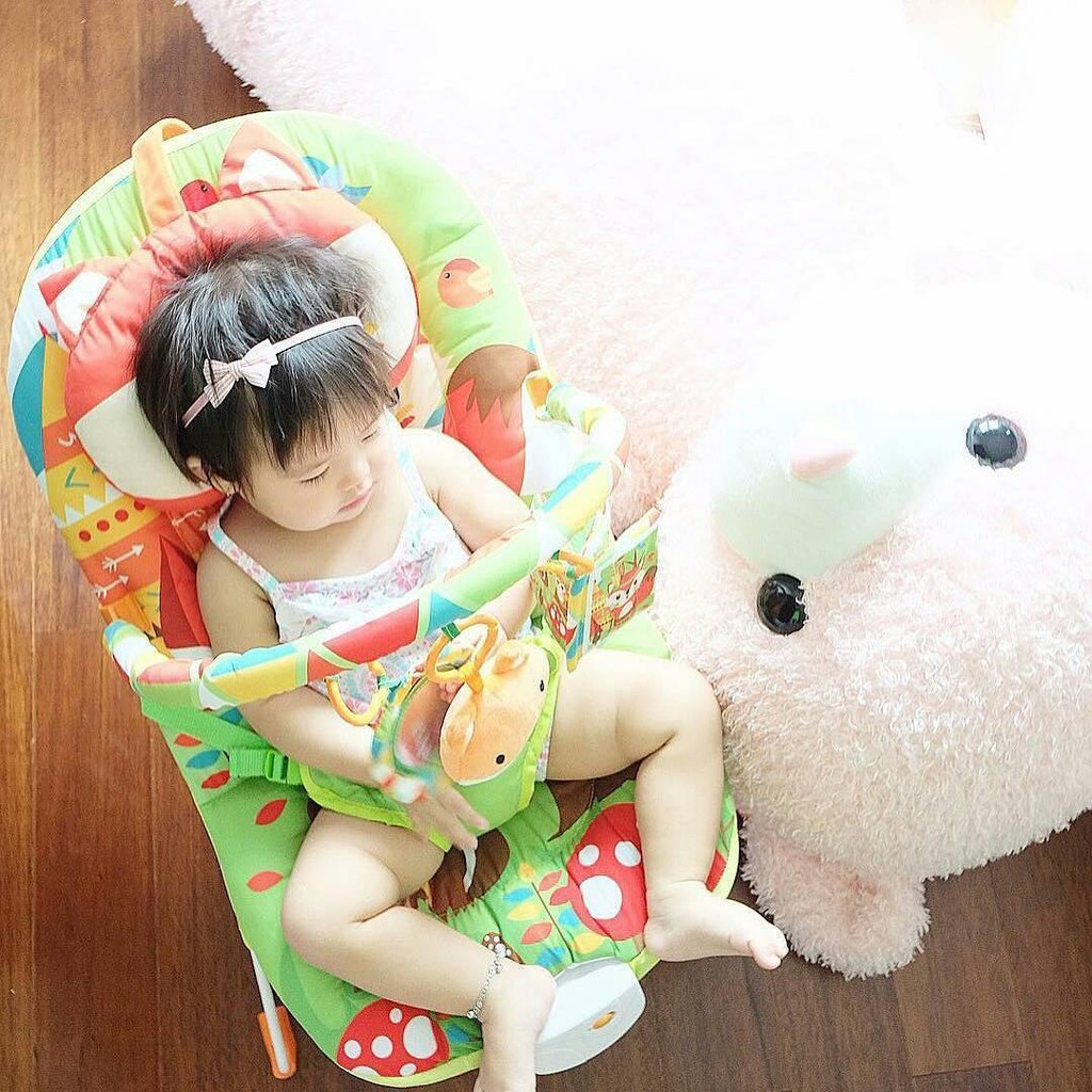 Morinz Sugarbaby Sugar Baby Deluxe Musical Vibration Bouncer 1 Recline-4