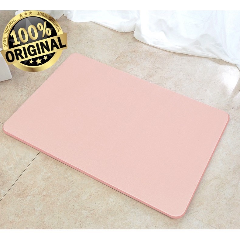 keset kaki kamar mandi wc toilet Anti Slip licin Diatomite Bath Mat Loxus Dry stone