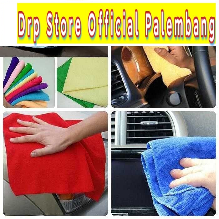Kain Lap Microfiber Serat Lap Microfiber Pembersih Mobil Motor Perabot