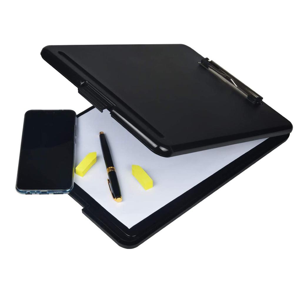 [Elegan] Kotak Clipboard A4 Portable Multifungsi Waterproof Tahan Lama Alas Tulisan Alat Tulis Plastik