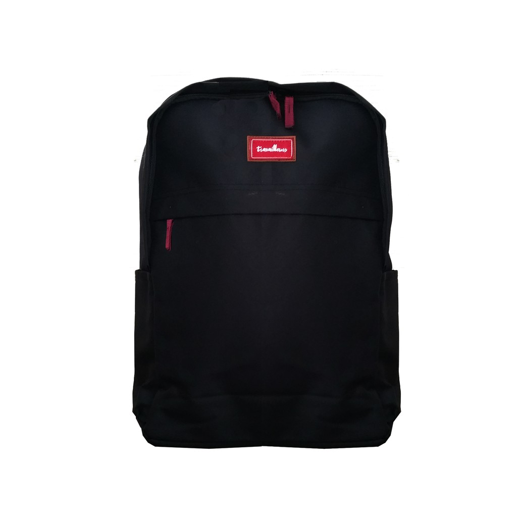 Travailleurs Scholar Full Black [ Backpack / Daypack / Tas Ransel Laptop WANITA & PRIA ORIGINAL ]