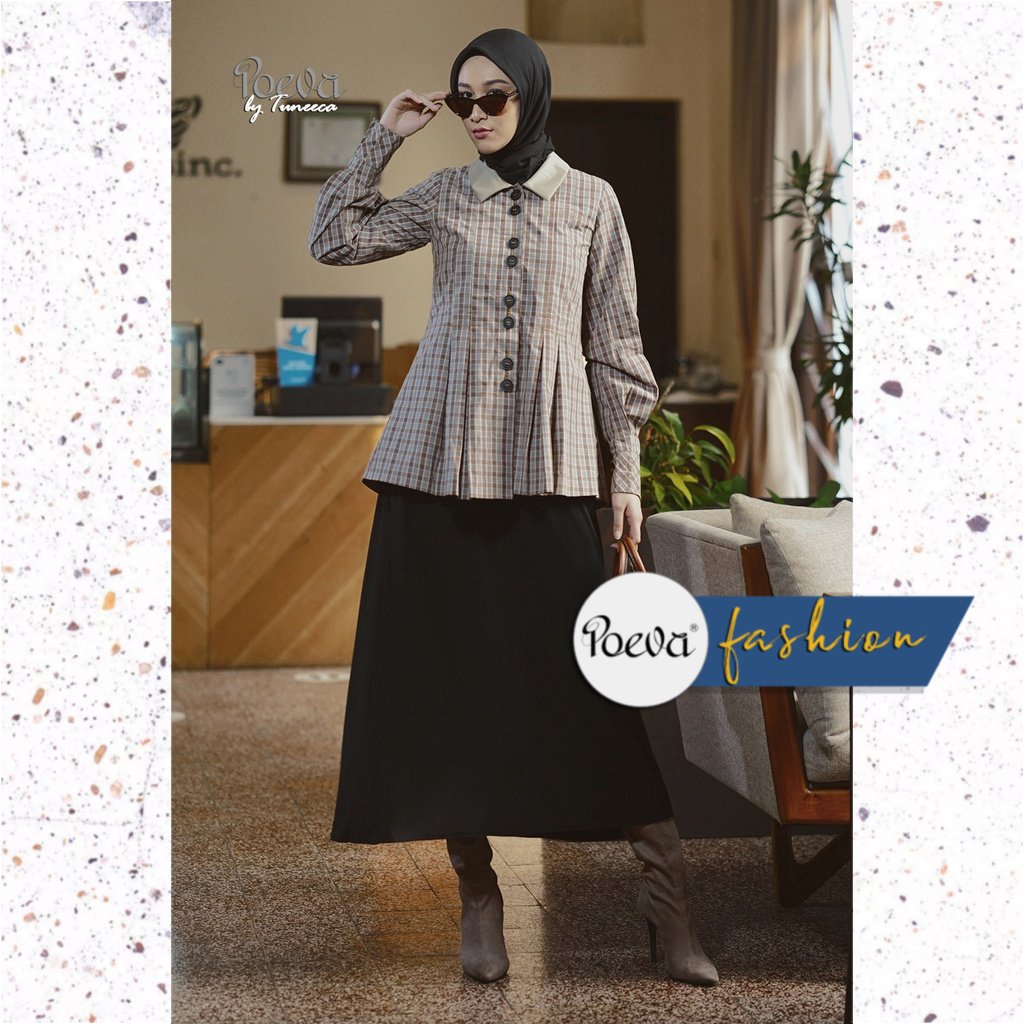 Kemeja Wanita / Kemeja Kerja POEVA / Atasan Wanita POEVA Ostrava